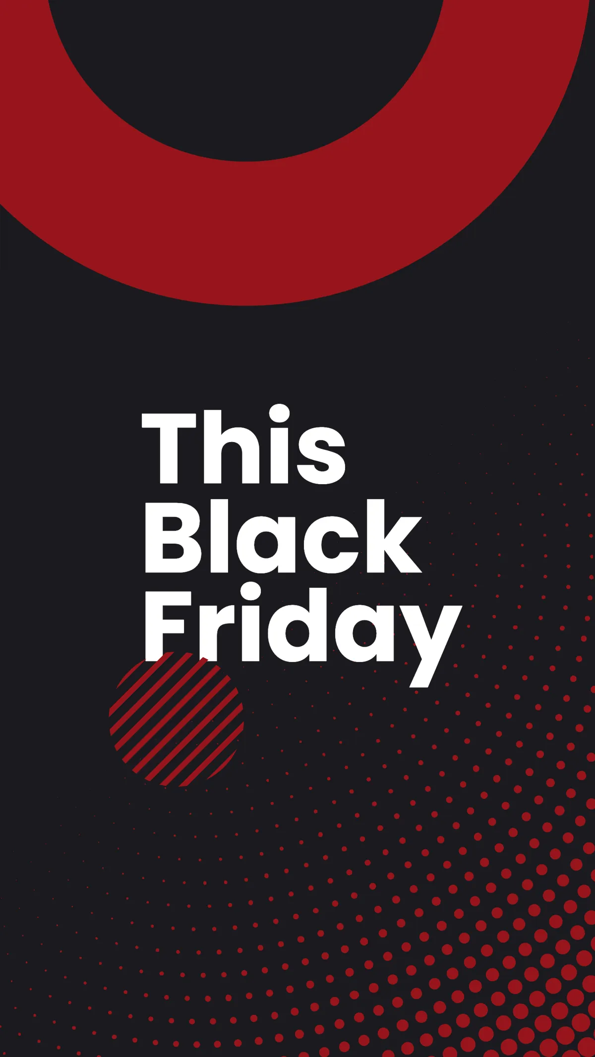 Free Black Friday Weekend Sale Instagram Story Template to Edit Online