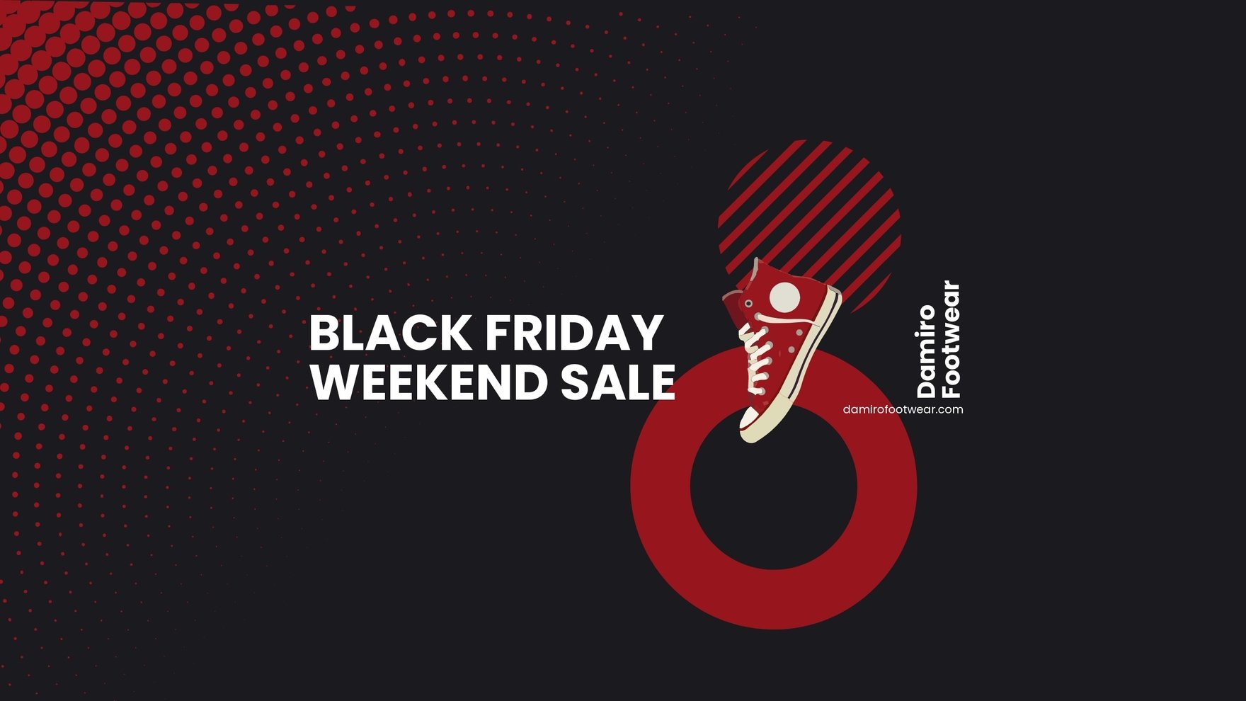 Black Friday Weekend Sale Youtube Banner Template