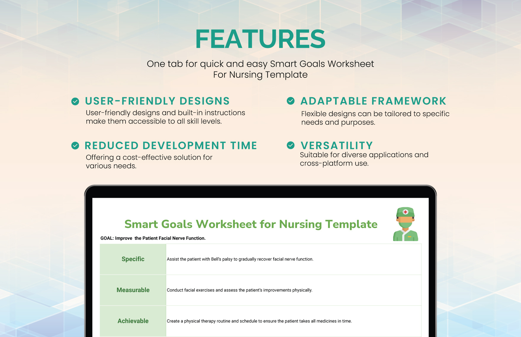 Smart Goals Worksheet For Nursing Template