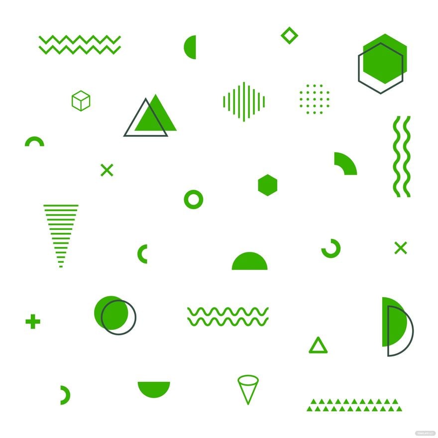 Free Green Geometric Vector in Illustrator, EPS, SVG, JPG, PNG