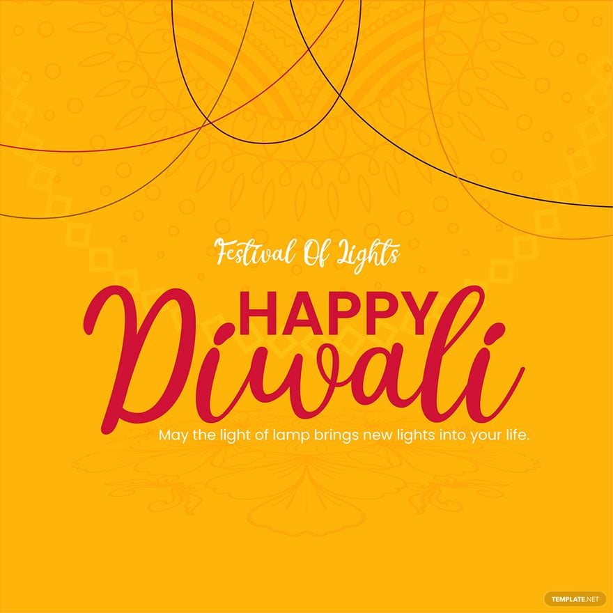 Free Happy Diwali Typography Vector