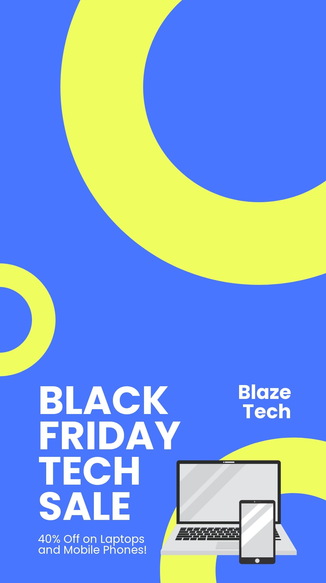 Free Black Friday Tech Sale Snapchat Geofilter Template