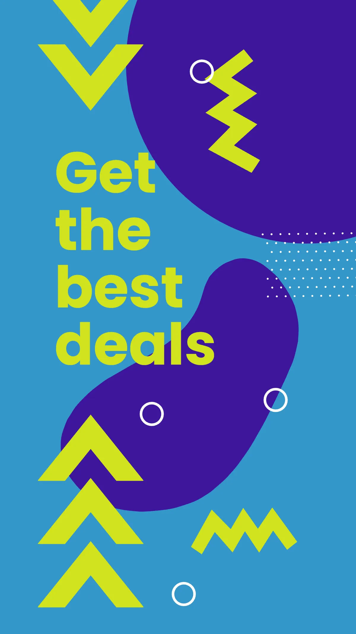 Free Cyber Monday Deals Instagram Story Template to Edit Online