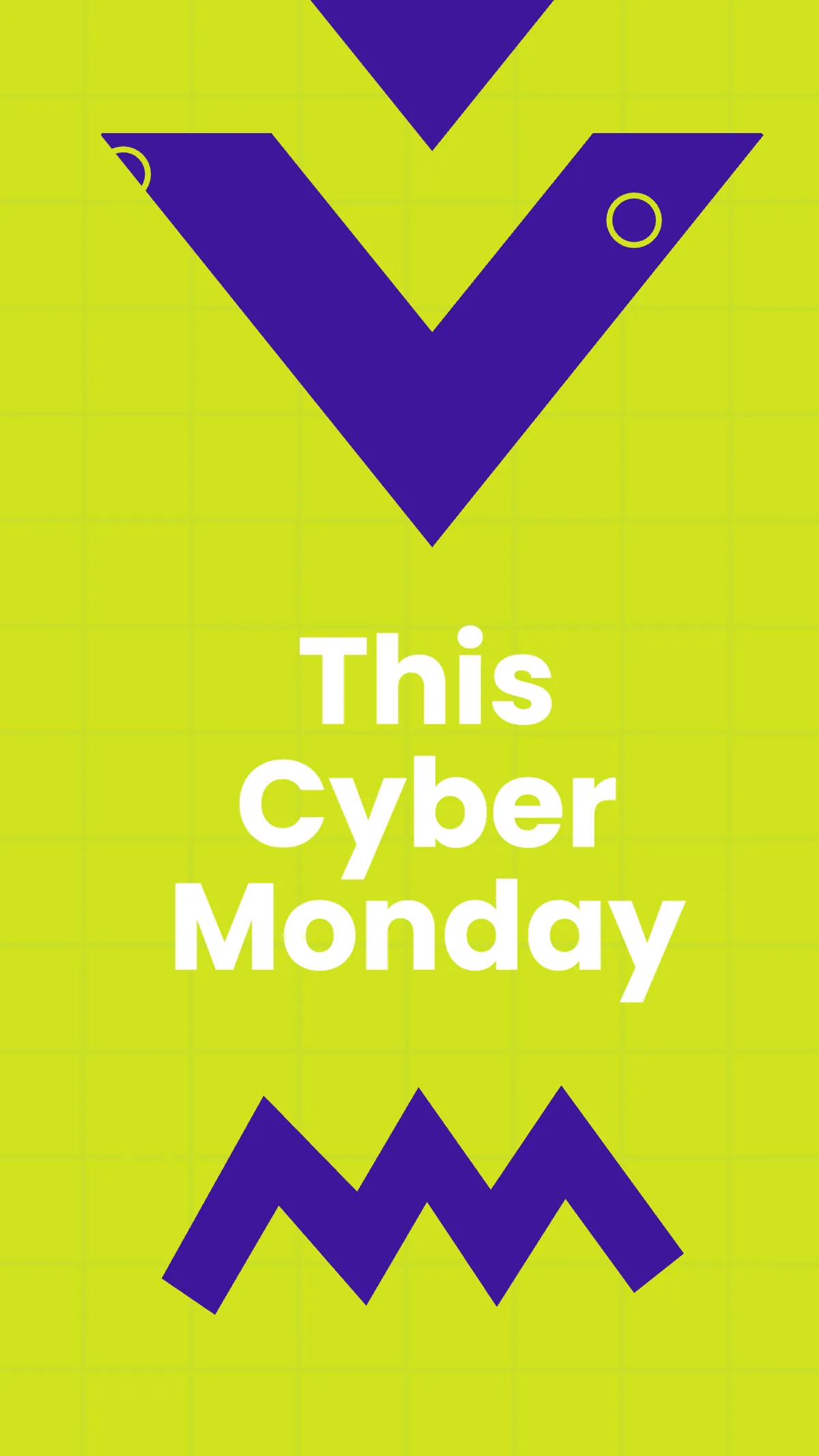 Free Cyber Monday Deals Instagram Story Template to Edit Online
