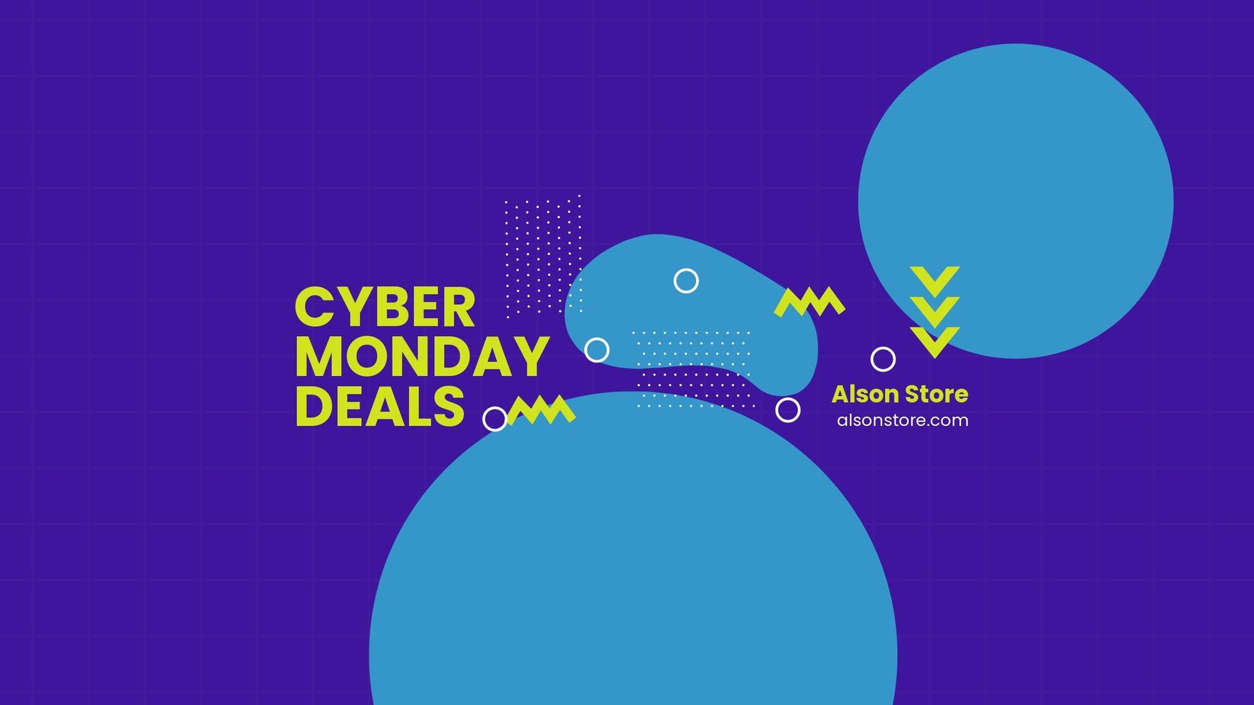 Cyber Monday Deals Youtube Banner Template