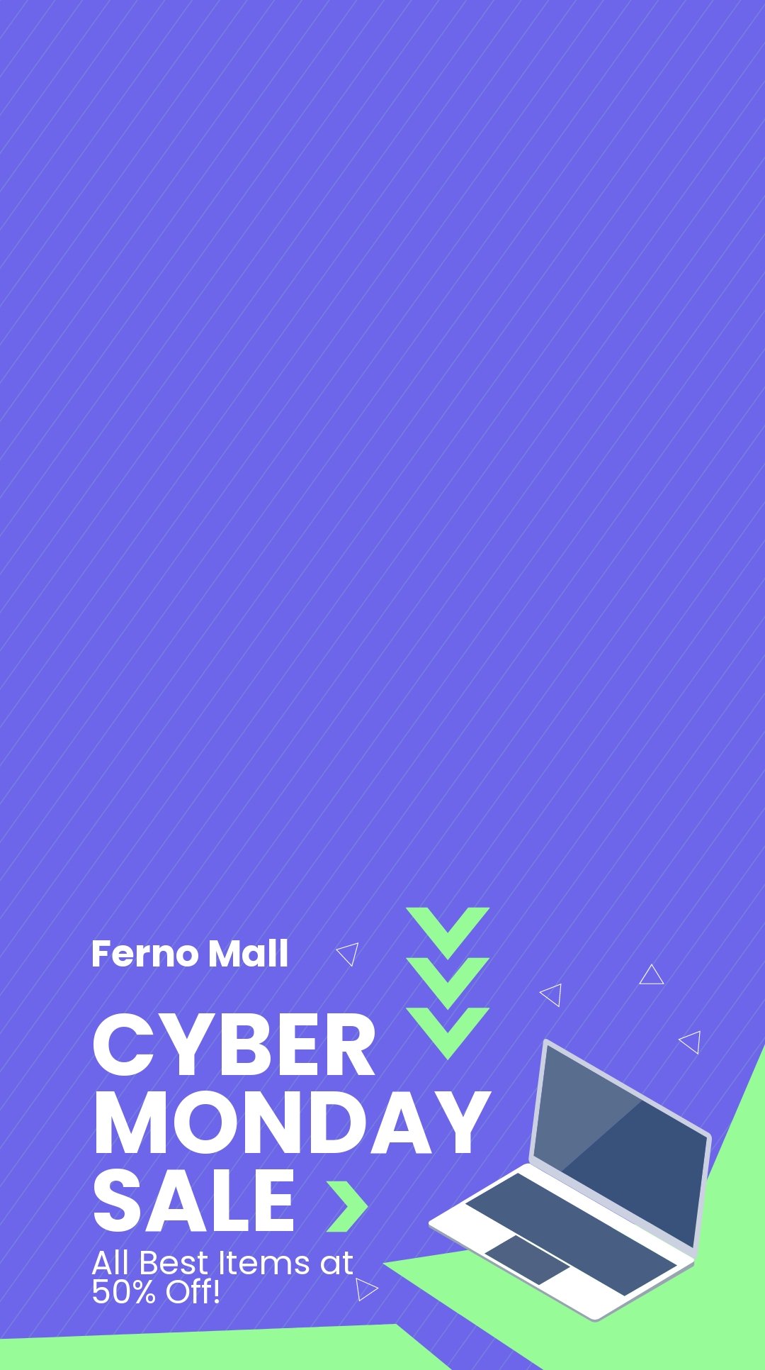Cyber Monday Sales Event Snapchat Geofilter Template