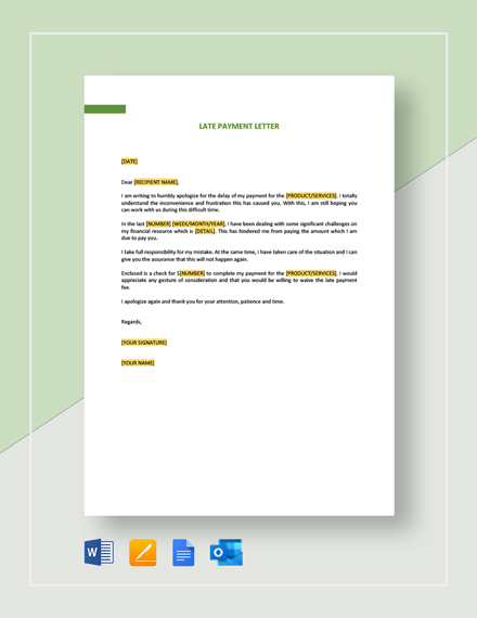 FREE Sample Letter Templates - Word (DOC) | Google Docs | Apple Pages ...