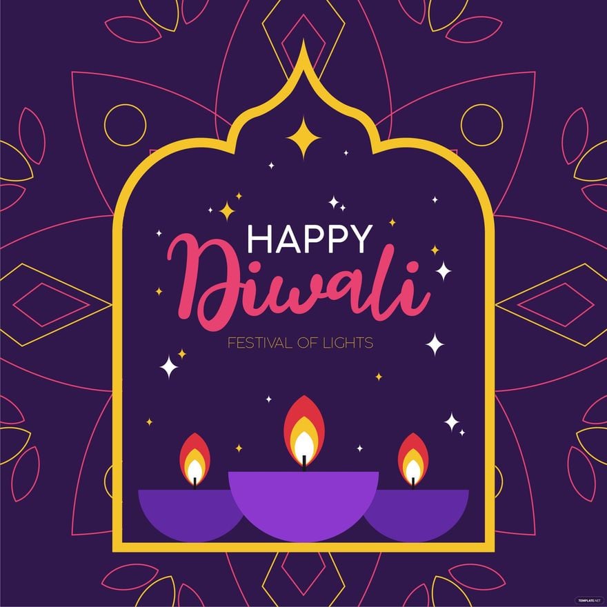 Free Diwali Poster Vector