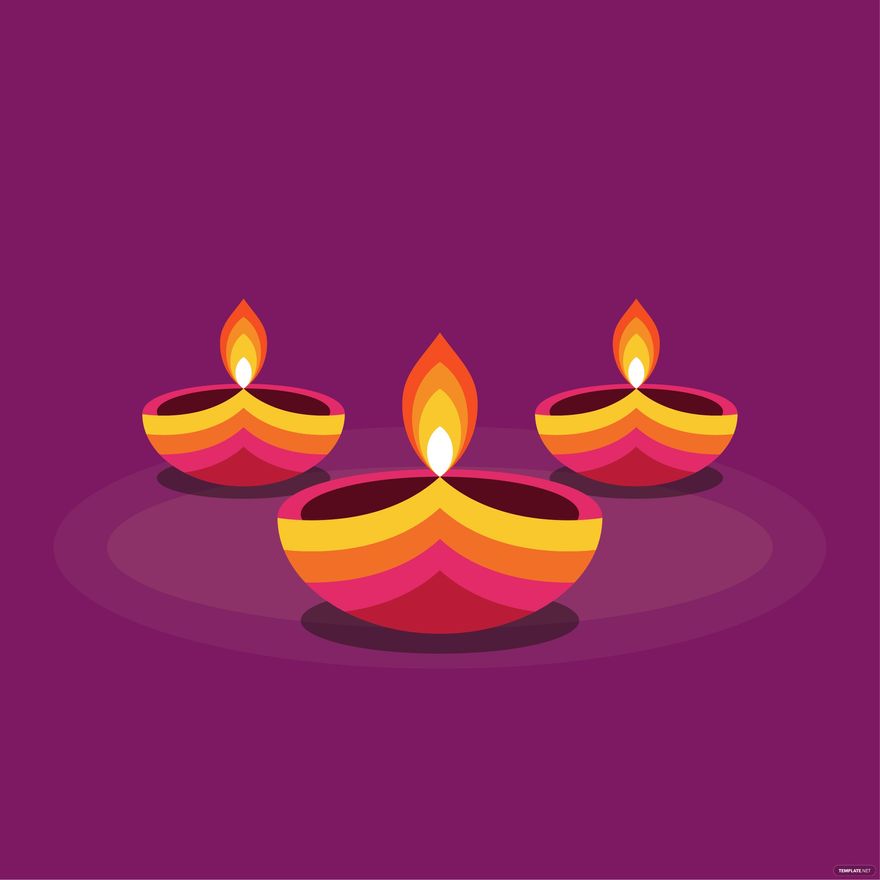 Free Diwali Lights Vector