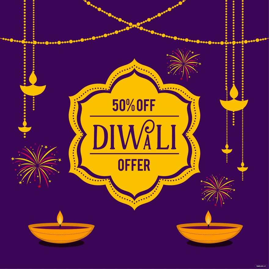 Free Diwali Offer Vector