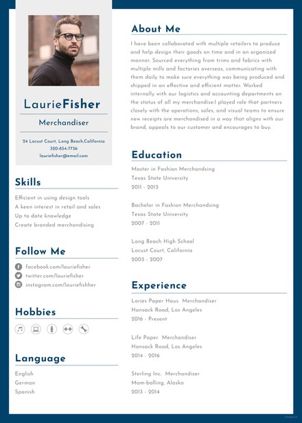 it professional experience resume template in adobe