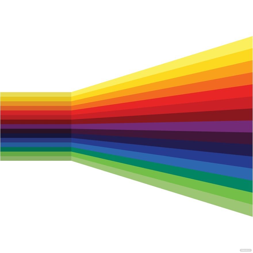 Rainbow Stripes Vector in Illustrator, EPS, SVG, JPG, PNG