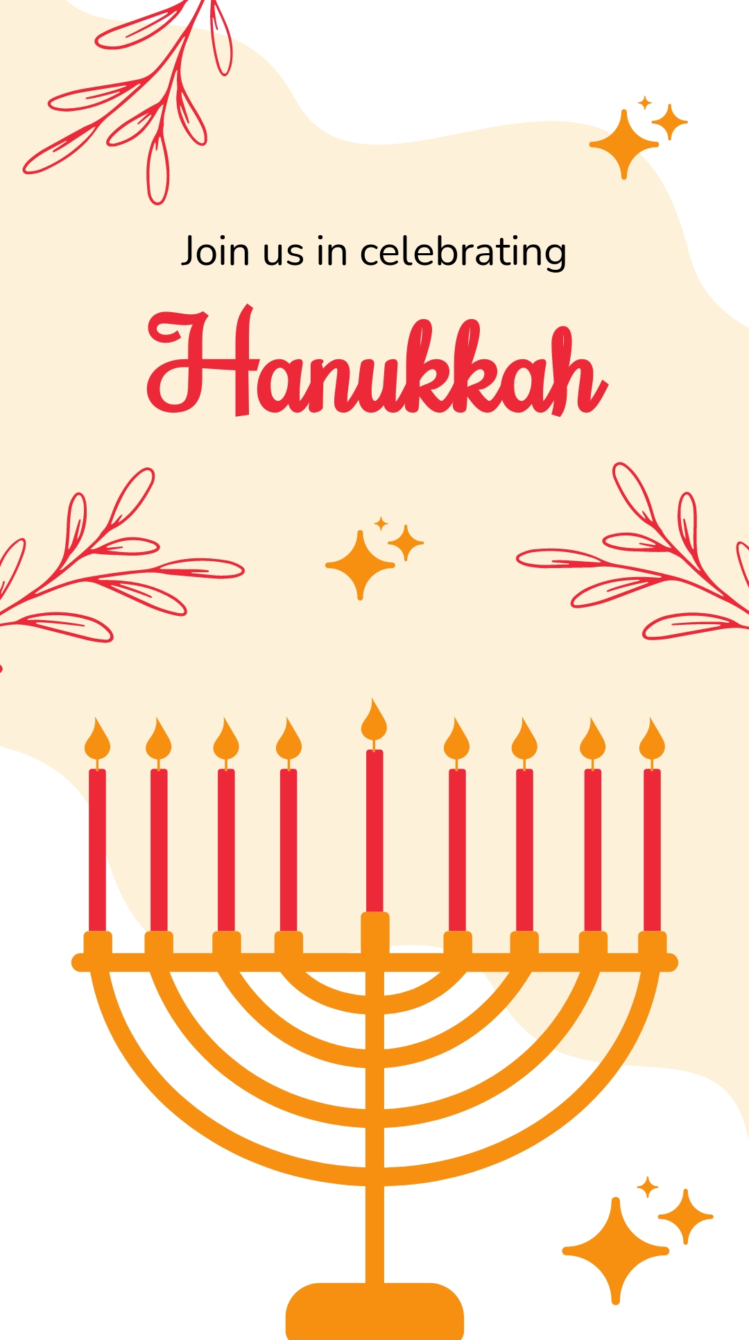 Hanukkah Celebration Instagram Story Template