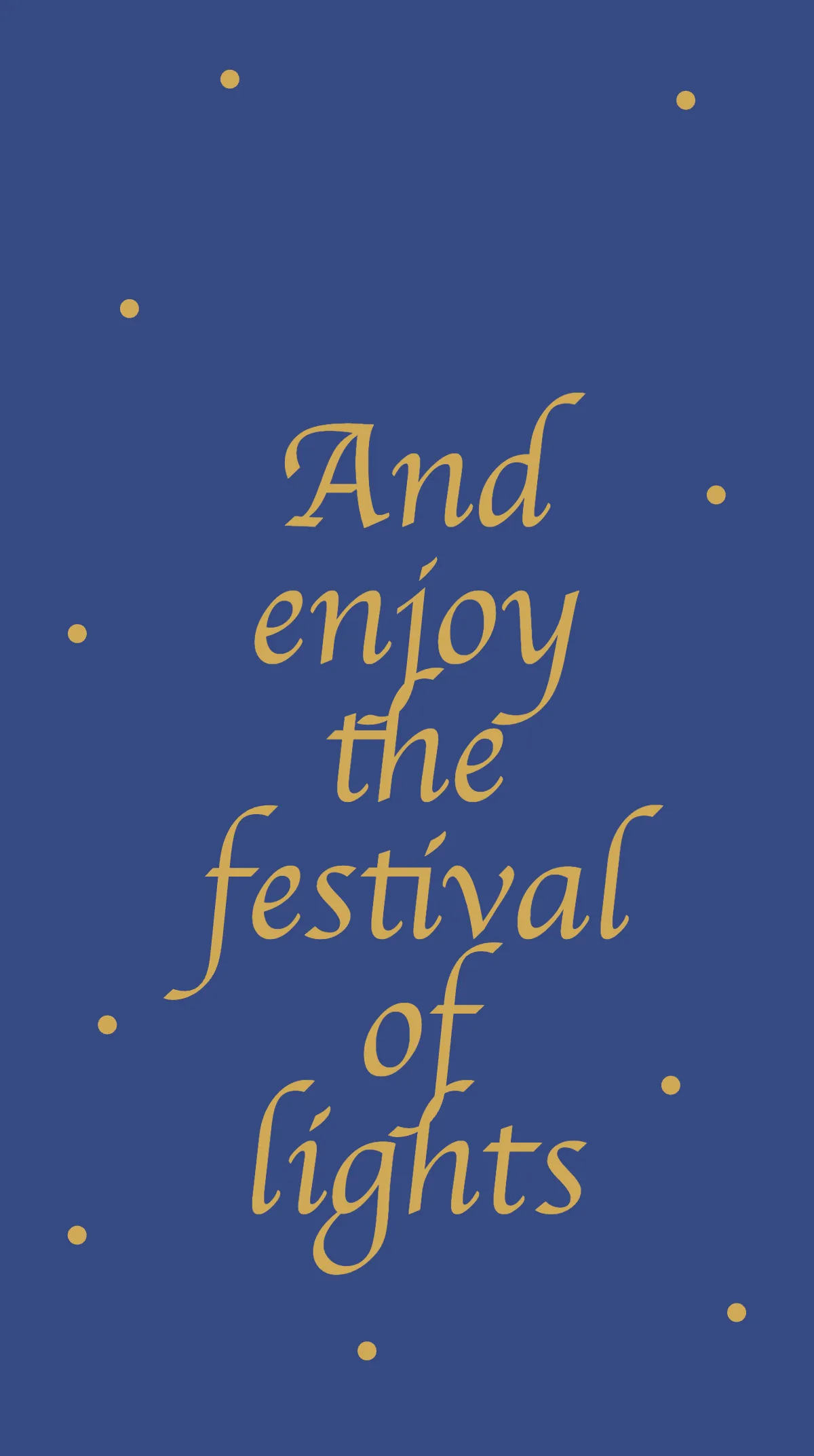 Free Happy Hanukkah Instagram Story Template to Edit Online