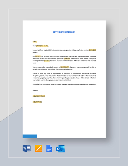 12+ FREE Printable Letter Templates - Word (DOC) | Google Docs | Apple ...