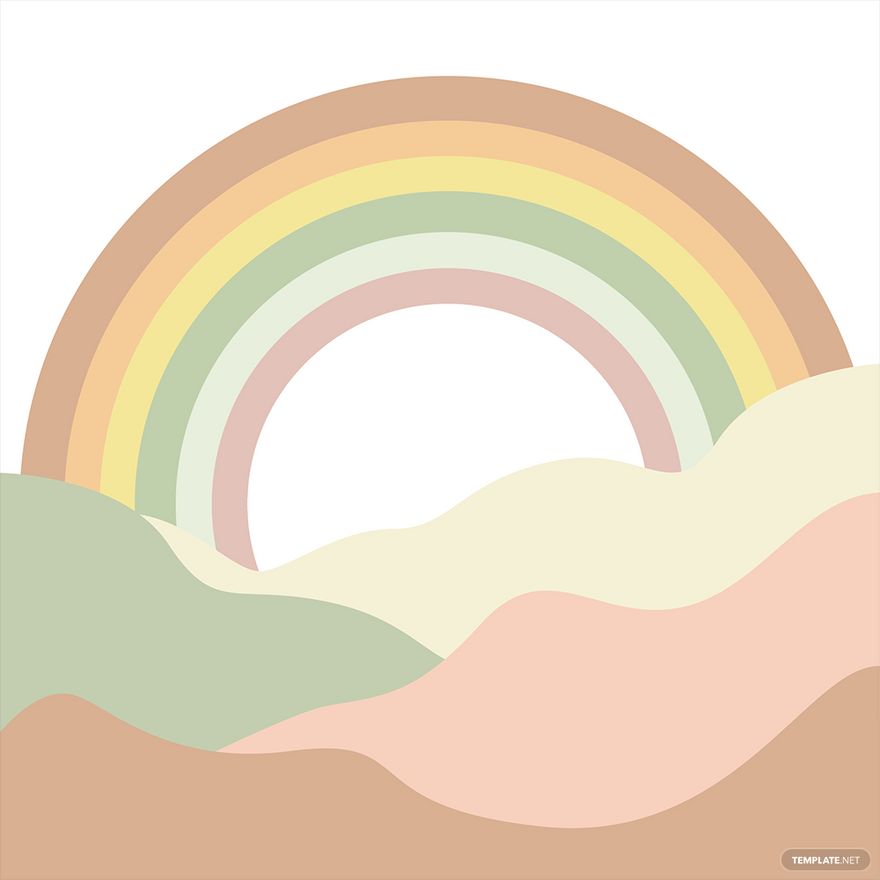 Free Modern Rainbow Vector in Illustrator, EPS, SVG, JPG, PNG