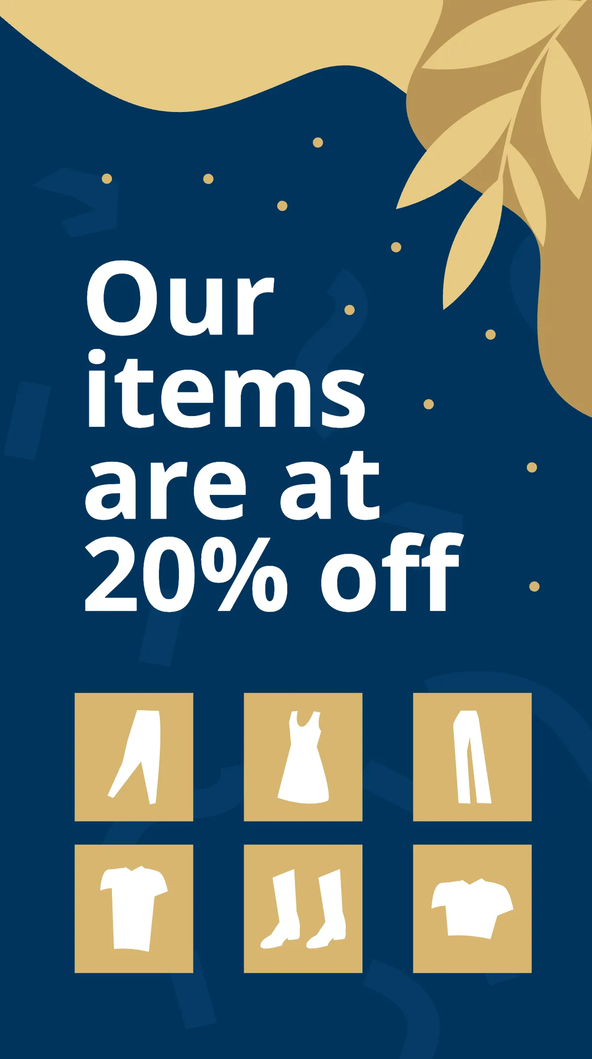 Free Hanukkah Sale Instagram Story Template to Edit Online