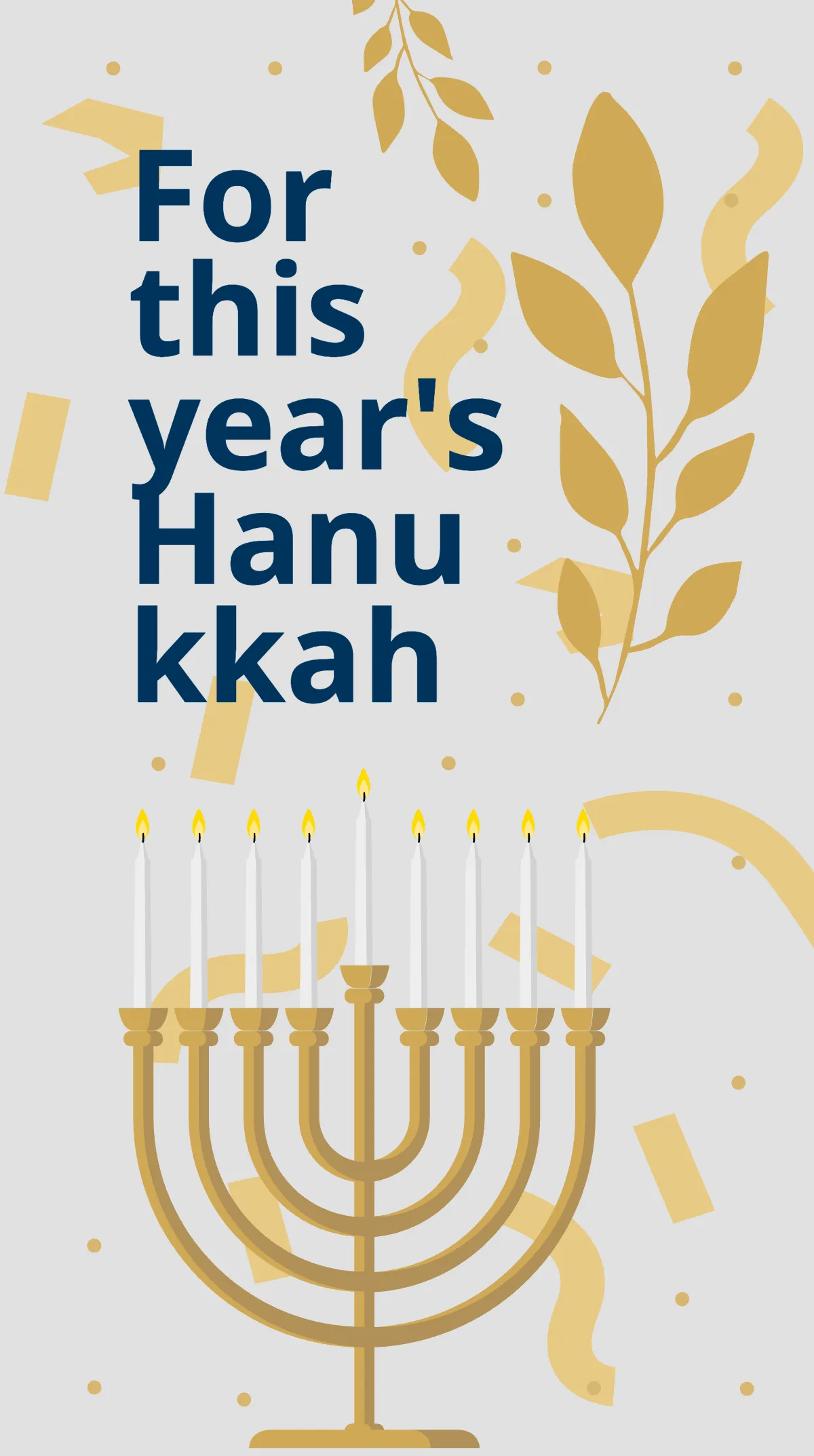 Free Hanukkah Sale Instagram Story Template to Edit Online