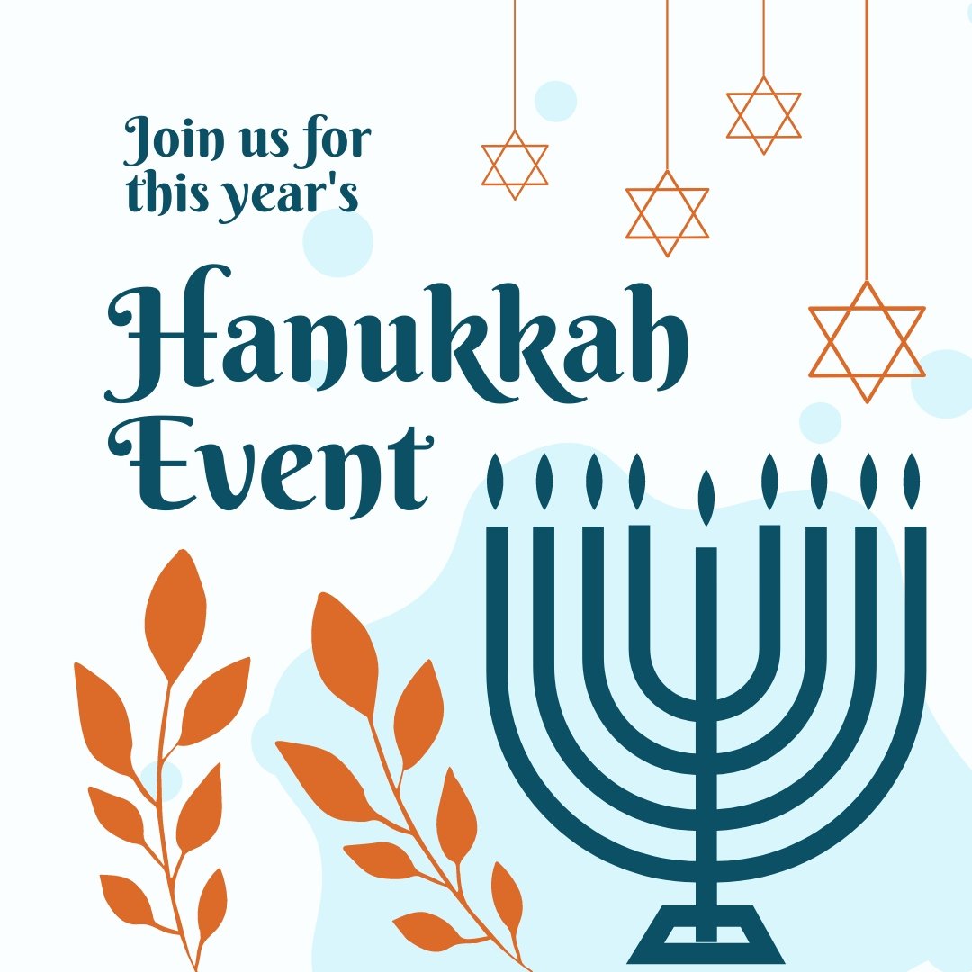Hanukkah Event Instagram Post