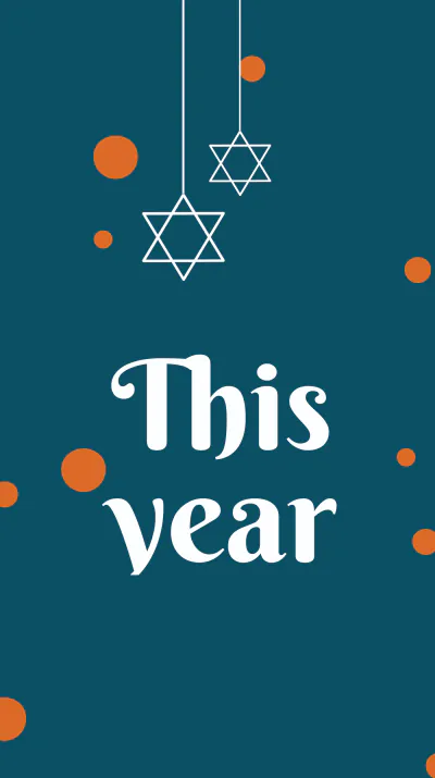 Free Hanukkah Event Instagram Story Template to Edit Online
