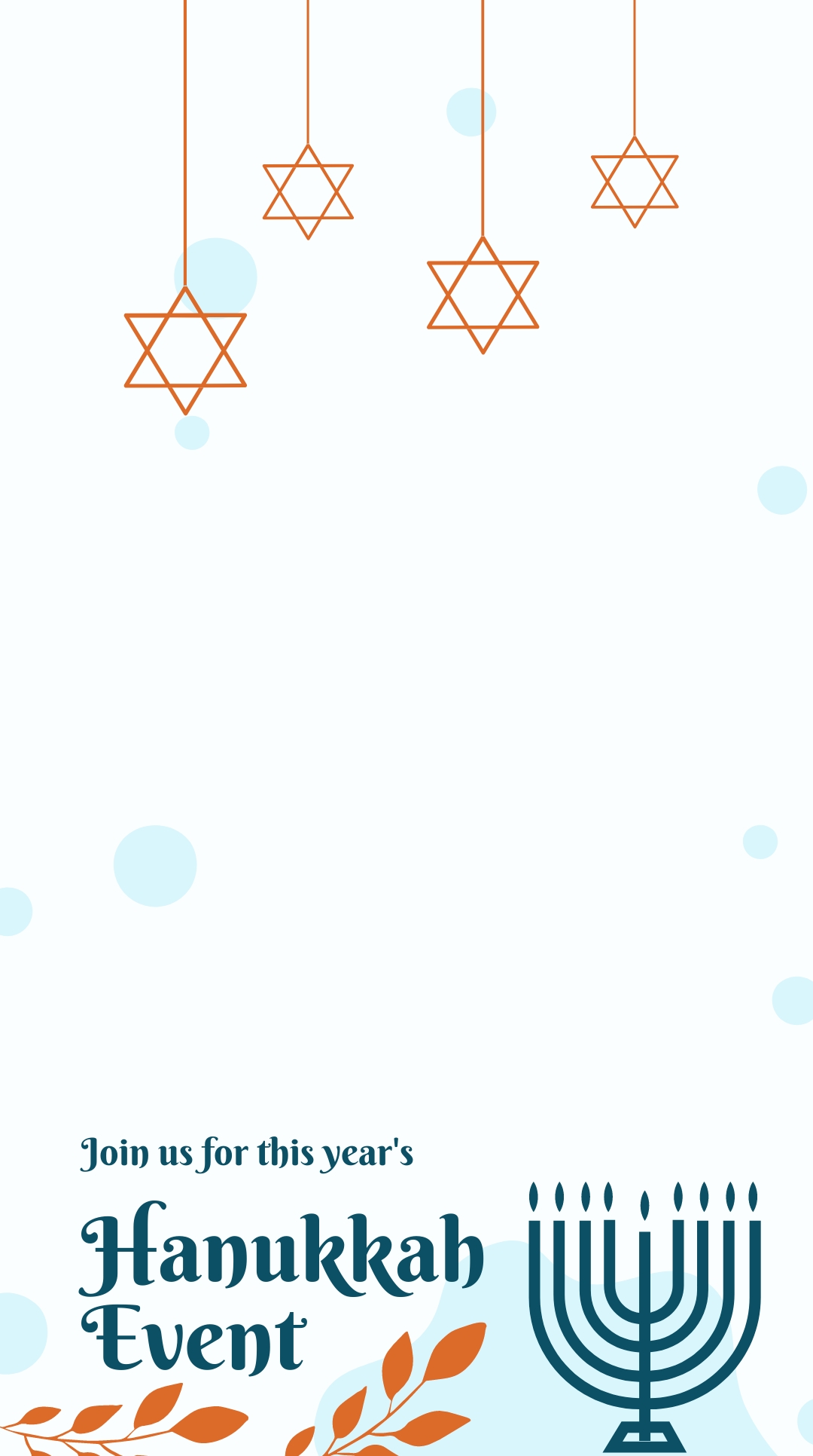 Free Hanukkah Event Snapchat Geofilter Template