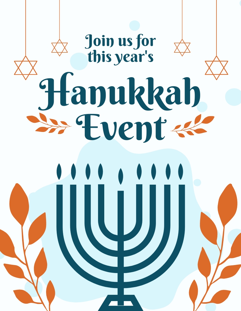 Hanukkah PSD Templates Design Free Download Template