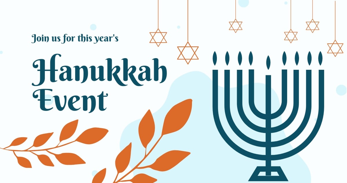 Hanukkah Event Facebook Post