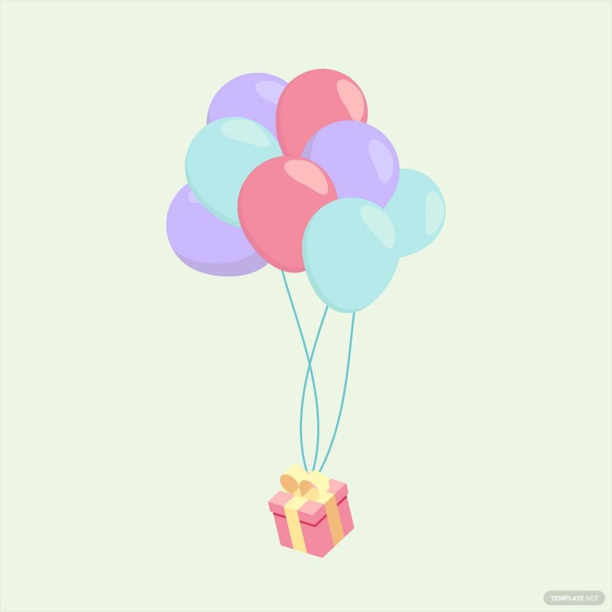 Anniversary Balloon Vector in Illustrator, EPS, SVG, JPG, PNG