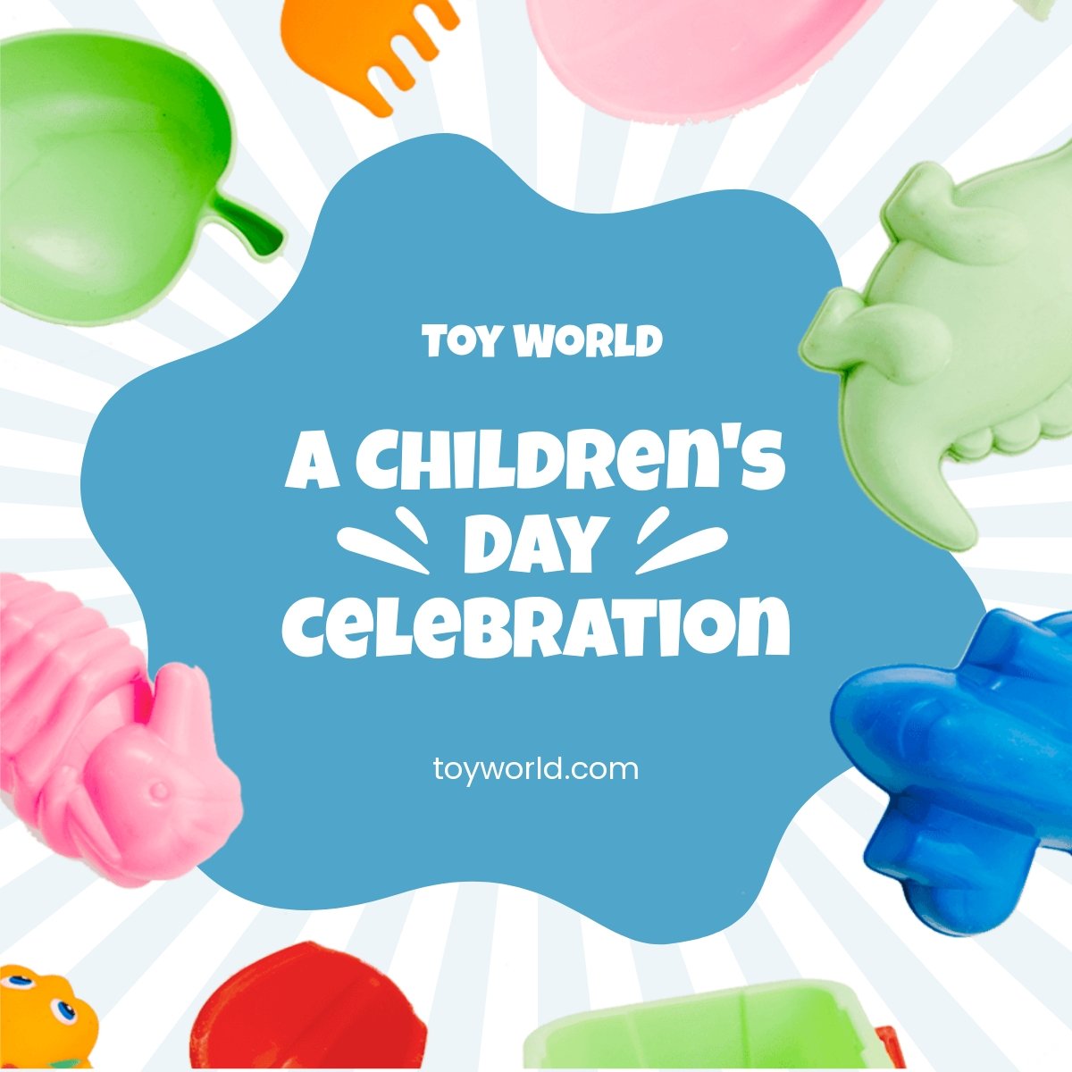 Free Children's Day Celebration Linkedin Post Template