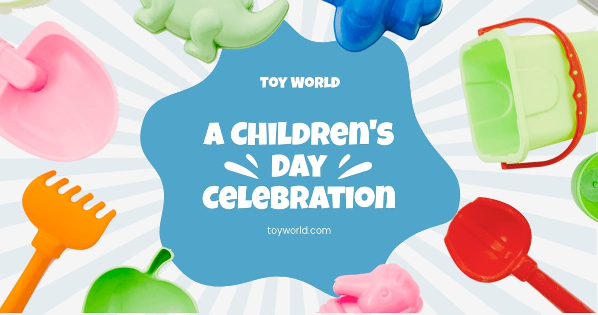 Children's Day Celebration Facebook Post Template