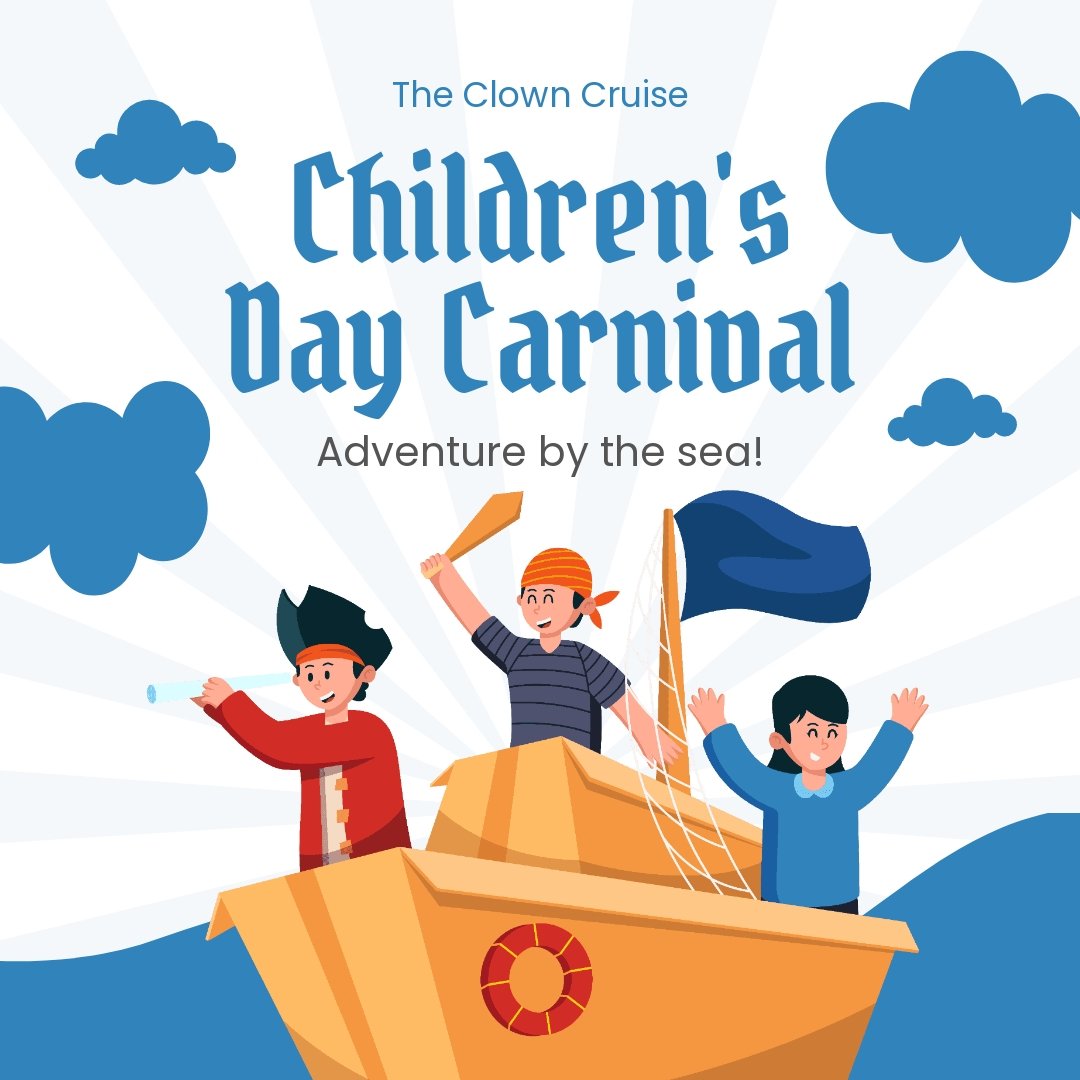 Free Children's Day Carnival Instagram Post Template