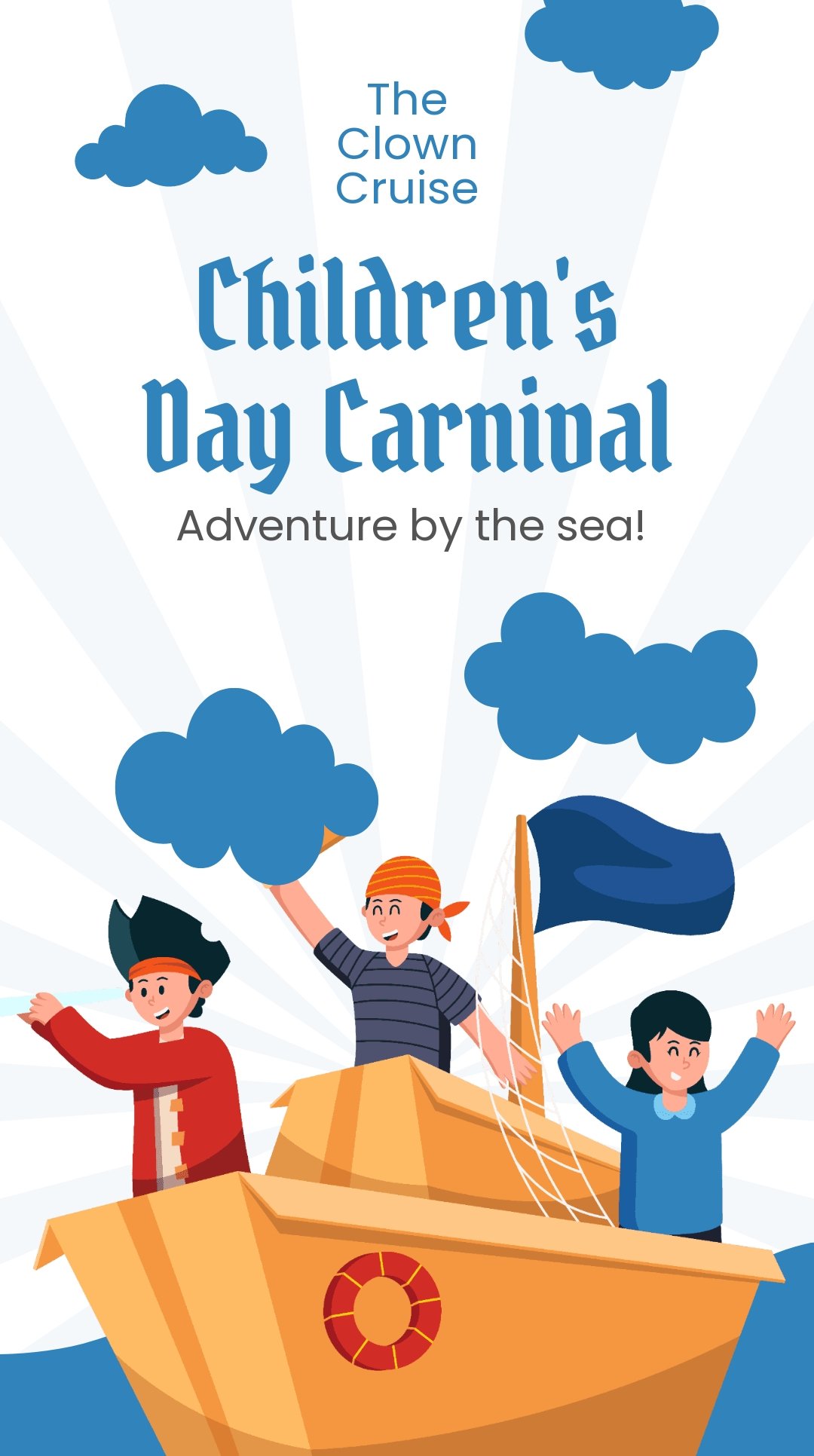 Free Children's Day Carnival Instagram Story Template