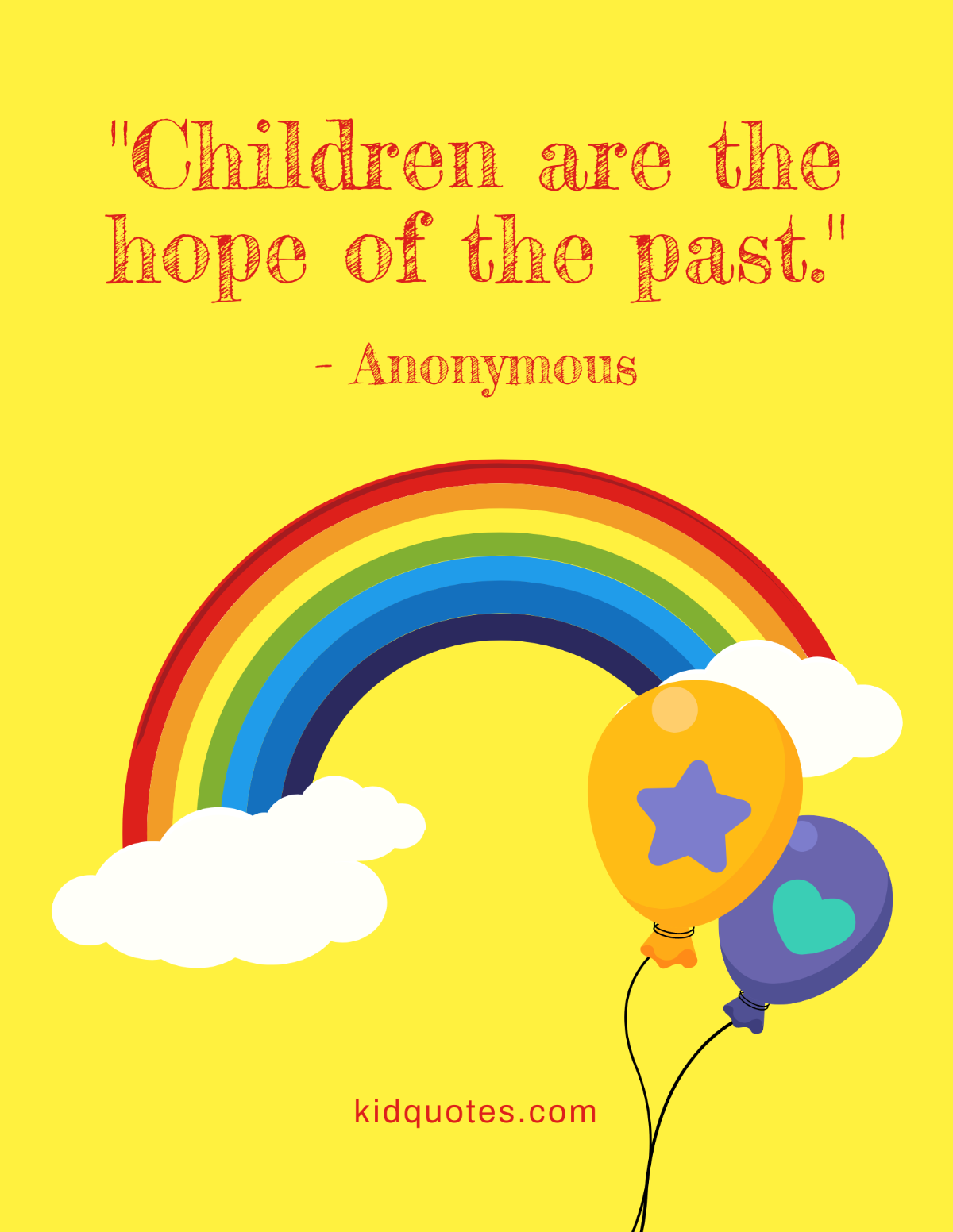 Free Children's Day Quote Flyer Template