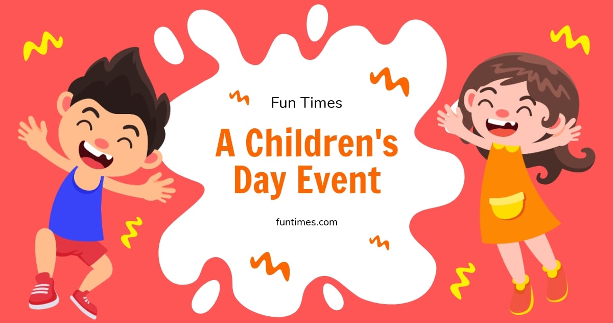 Free Children's Day Event Facebook Post Template