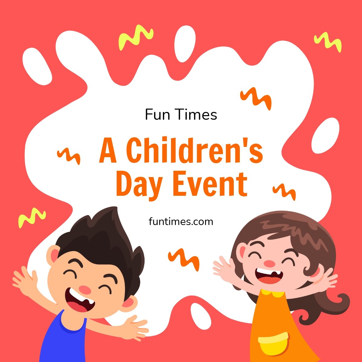 Children's Day Event Linkedin Post Template