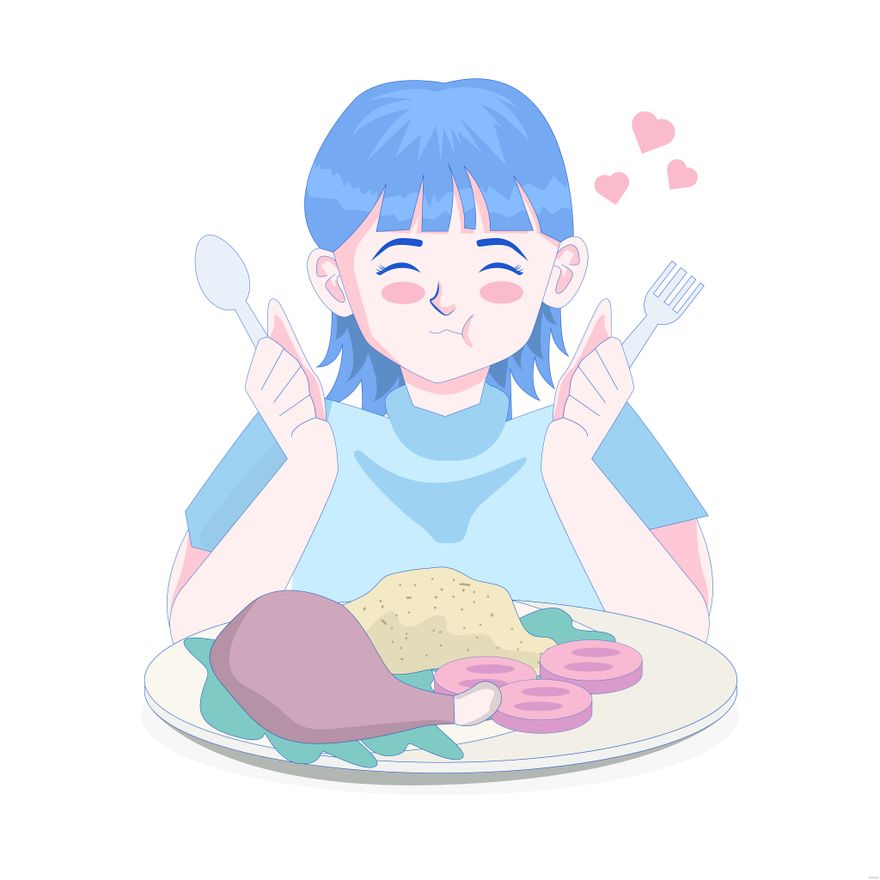 Anime Food Illustration
