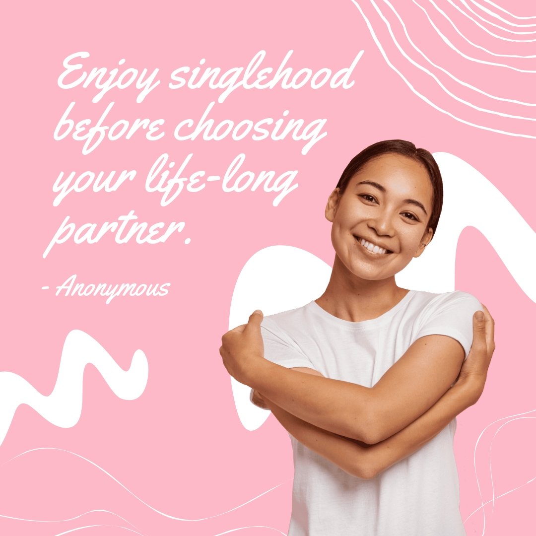 Singles Day Quote Instagram Post Template