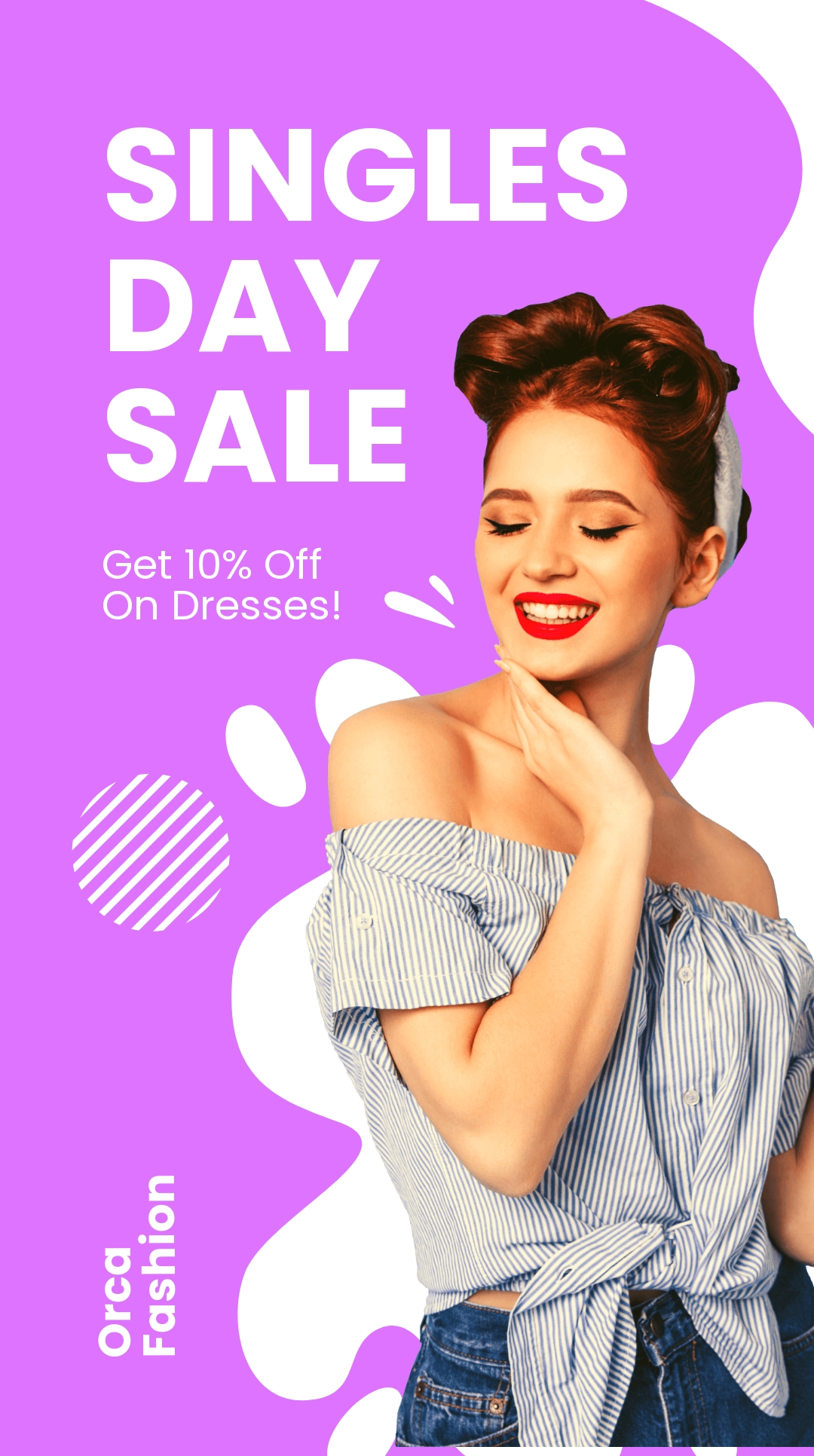 Free Singles Day Sale Instagram Story Template