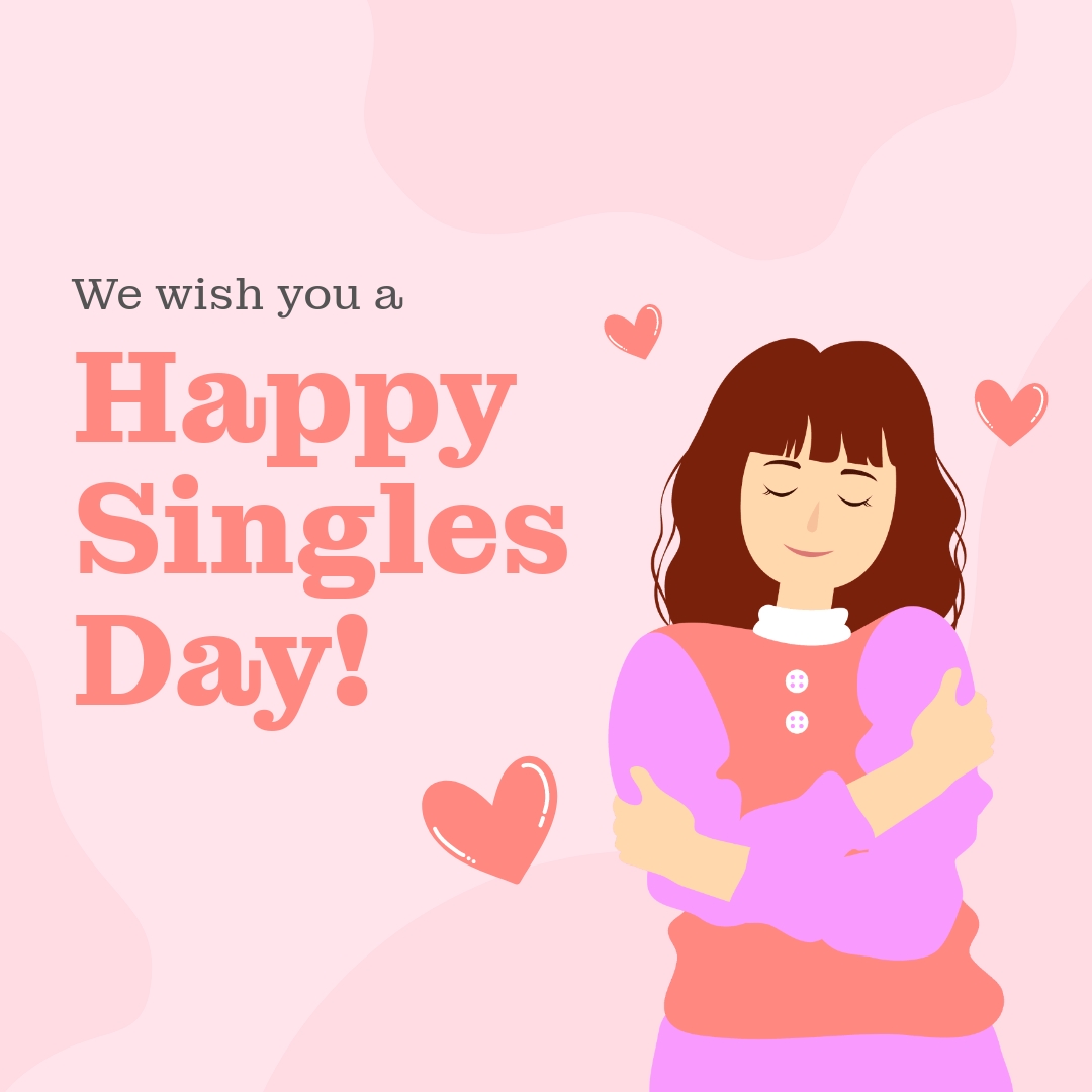 Happy Singles Day Instagram Post