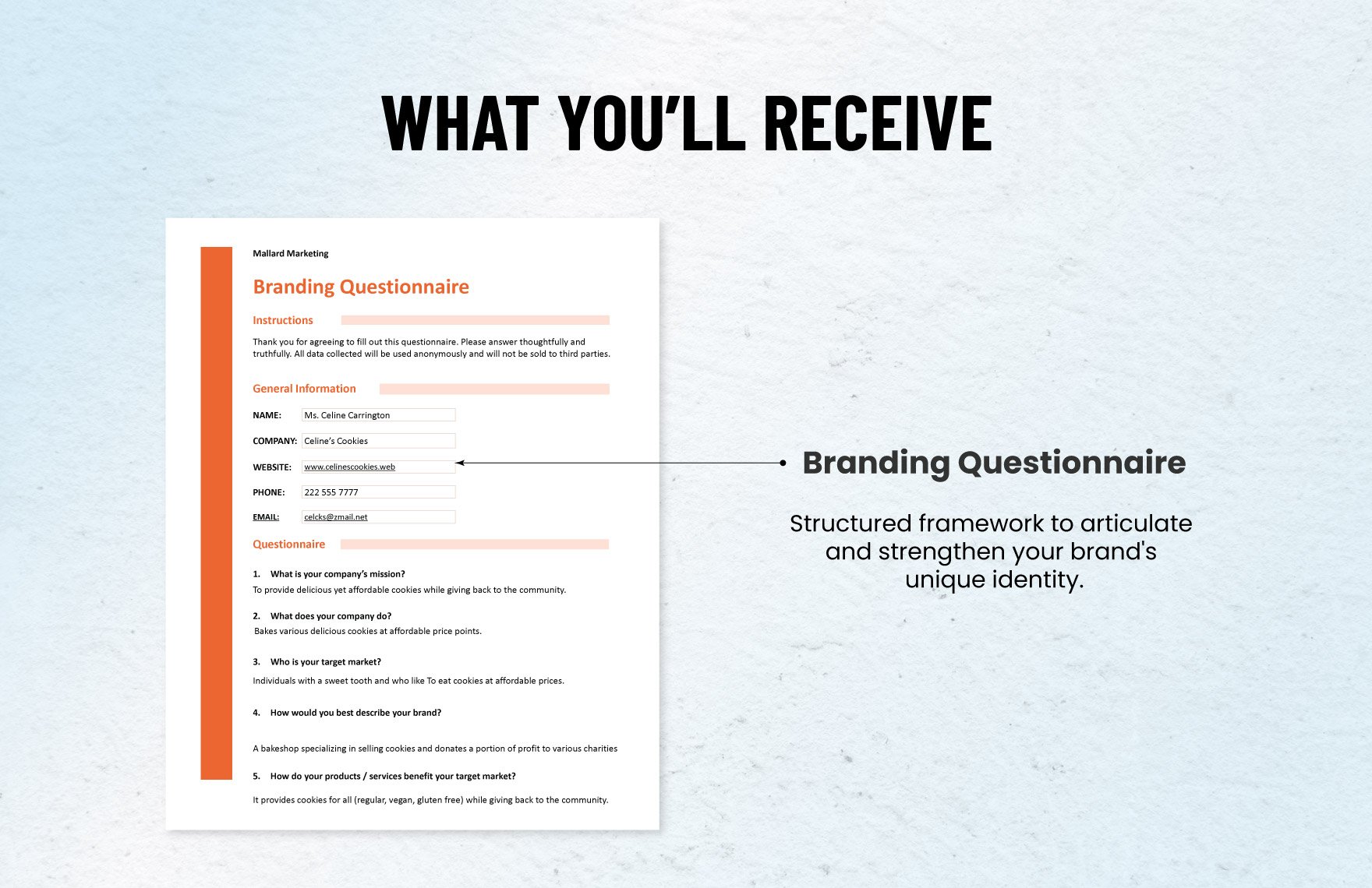 Branding Questionnaire Template