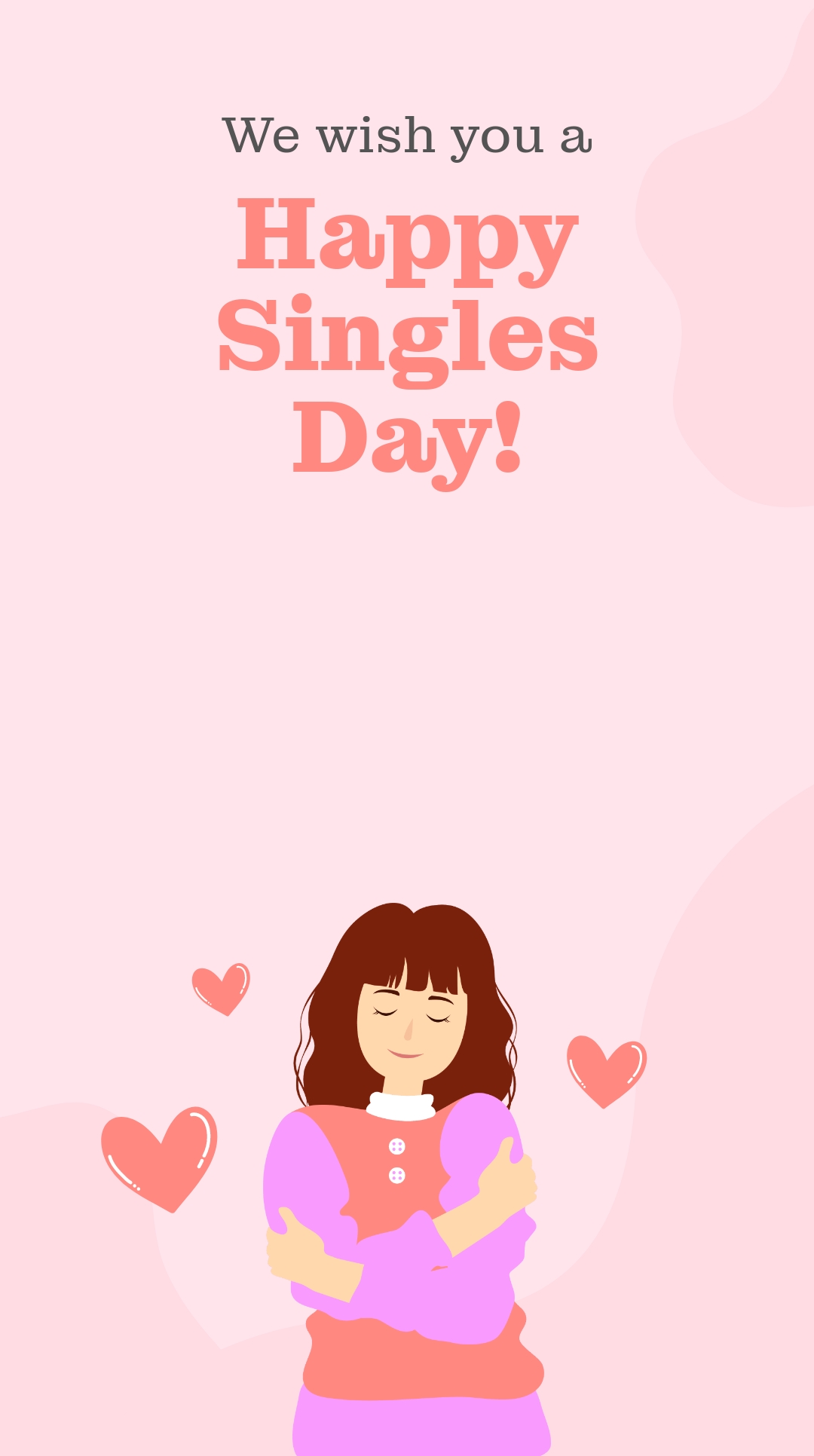 Happy Singles Day Snapchat Geofilter Template