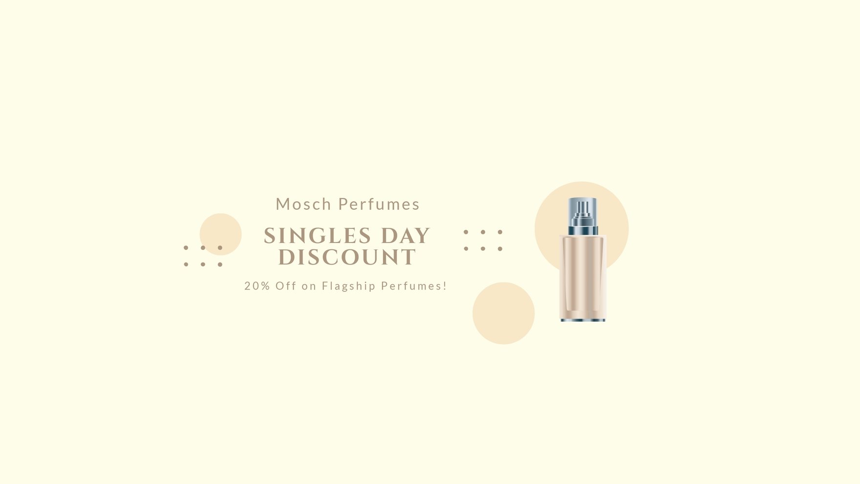 Singles Day Promotion YouTube Banner Template
