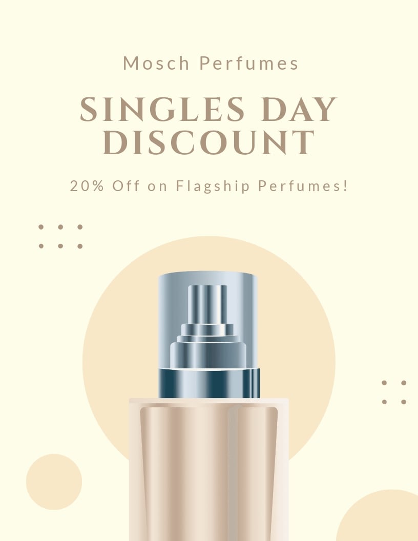 Singles Day Promotion Flyer Template