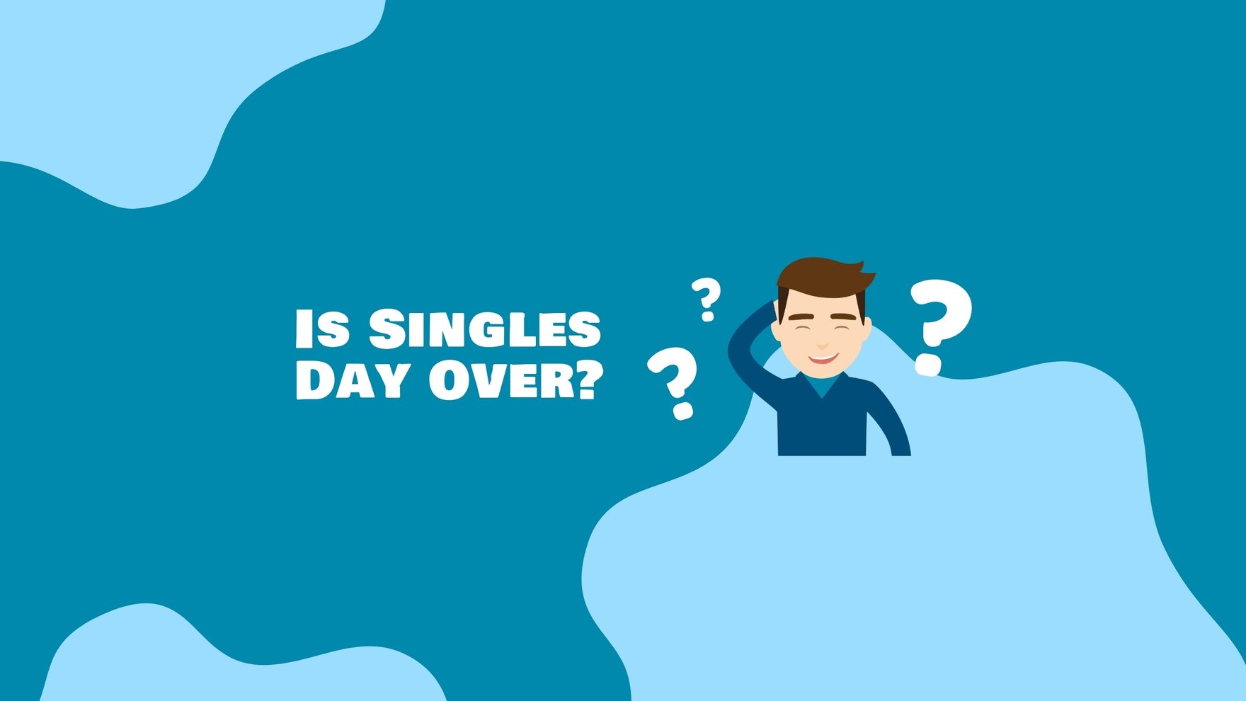 Funny Singles Day YouTube Banner