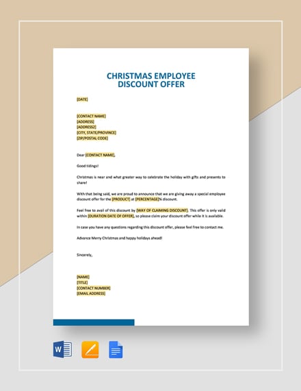 Employment Offer Letter Template: Download 47+ HR Templates in Microsoft Word, Apple Pages ...