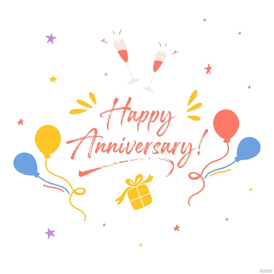 Transparent Happy Anniversary Vector in Illustrator, SVG, JPG, EPS, PNG - Download | Template.net