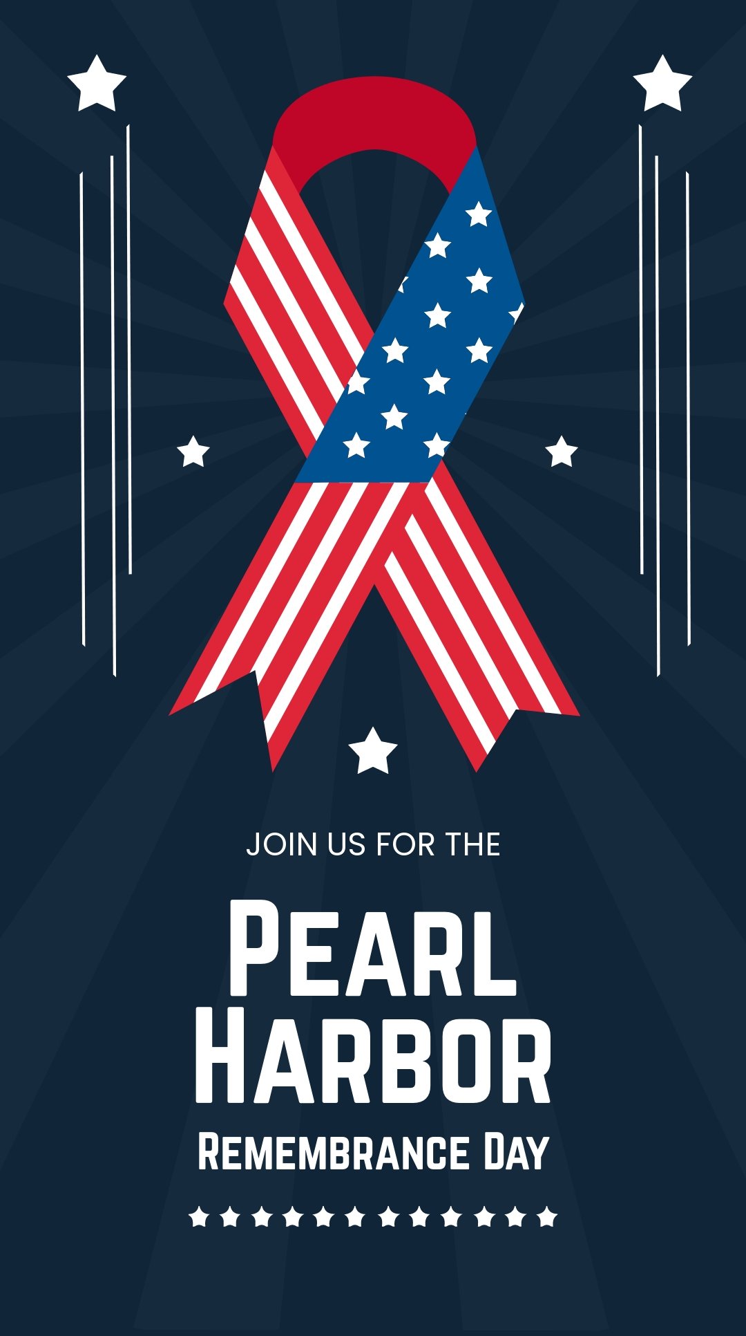 Free Pearl Harbor Remembrance Day Instagram Story Template