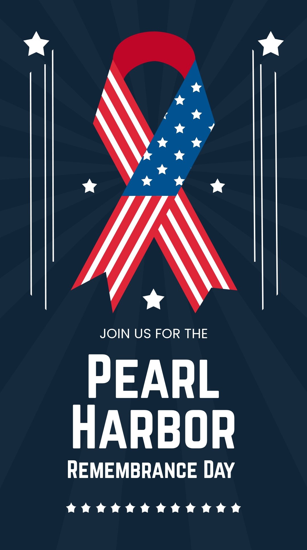 Pearl Harbor Remembrance Day Whatsapp Post Template