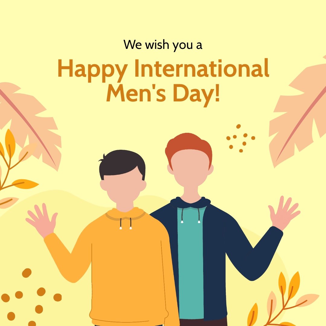 Happy International Mens Day Instagram Post Template