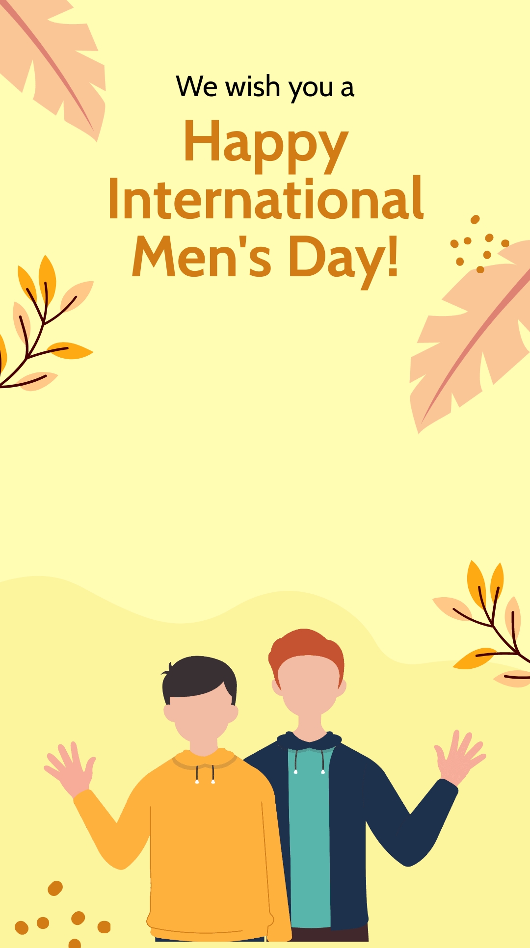 Happy International Mens Day Snapchat Geofilter Template
